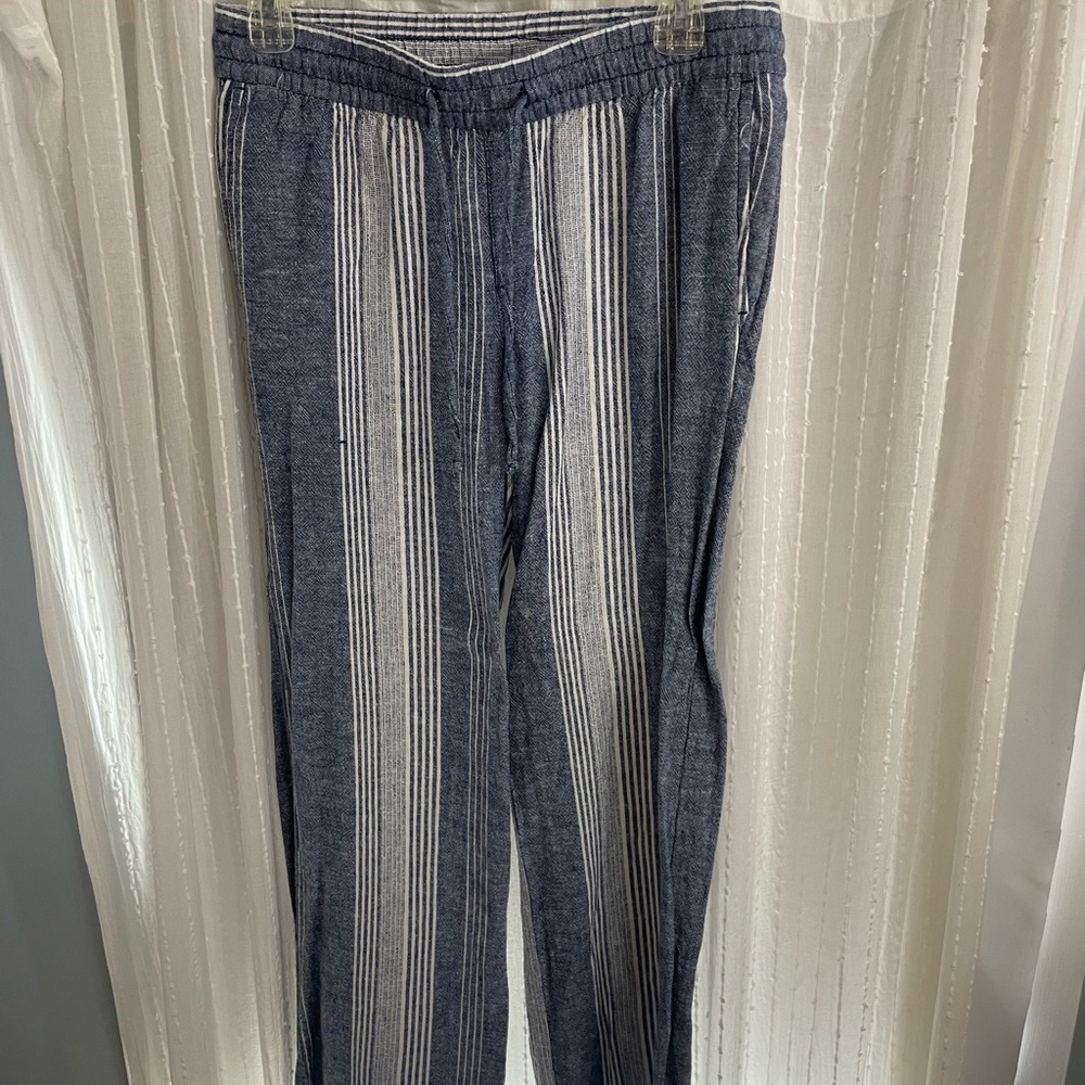 Striped Blue and White Pants